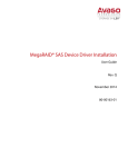 MegaRAID SAS Device Driver Installation User Guide