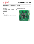 Si886xxxISO-EVB User's Guide