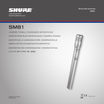 Shure SM81 Microphone User Guide