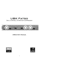 UBK Fatso Operators Manual