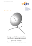 Montageanleitung für den Solarkocher Premium11