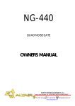 OWNERS MANUAL - Veranstaltungstechnik mieten