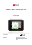 Installation and Operating Instructions