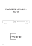 CD-2 Owners manual V 1.1.indd - mw