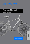 Owners Manual - SR SUNTOUR Cycling
