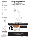 Portable Basketball System Owners Manual