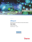 Xcalibur 3.0 XReport User Guide Version A