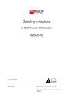 Operating Instructions - Müller Elektronik GmbH & Co.