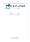 MDG Technology for DoDAF-MODAF User Guide