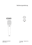 Shure KSM9 User Guide German