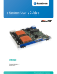 Kontron User's Guide «