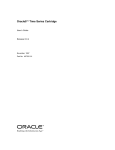 Oracle8 Time Series Cartridge User's Guide