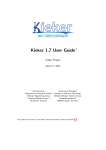 Kieker 1.7 User Guide