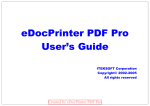 eDocPrinter PDF Pro User's Guide