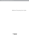 Multicore Processing User's Guide: