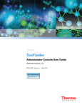 ToxFinder 1.0 Administrator Console User Guide