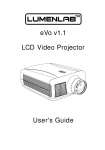 User's Guide eVo v1.1 LCD Video Projector