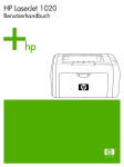 HP LaserJet 1020 User Guide – DEWW - DESY