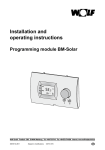 Installation and operating instructions