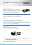 FiberX DVI/Fiber Extender Detachable User Guide