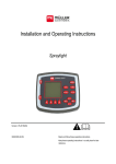 Installation and Operating Instructions