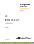 User's Guide - Allied Telesis