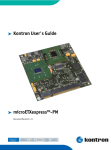 ® Kontron User's Guide ® microETXexpress™-PM