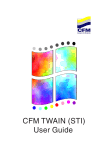 CFM TWAIN (STI) User Guide - CFM