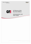 GFI Backup 2010 Business Edition Administration and User Guide