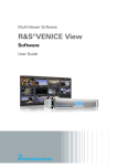 VENICE View Application Software User Guide (Version 1.0)