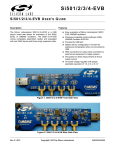 Si501/2/3/4-EVB User's Guide