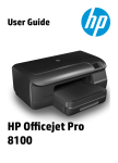 HP Officejet Pro 8100 User Guide - ENWW - Hewlett