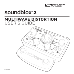 MULTIWAVE DISTORTION USER'S GUIDE