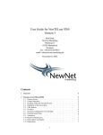User Guide for NewTELnet 9200 Version 3 - NewNet