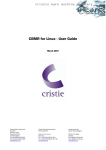CBMR for Linux - User Guide - Cristie Data Products GmbH