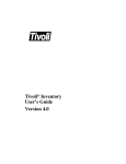 Tivoli Inventory User's Guide, Version 4.0