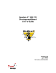 Spartan-II™ 200 PCI Development Board User's Guide
