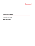 Genesis 7580g Area-Imaging Scanner User's Guide