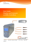 User Guide Display and firmware soniKKs Switchbox