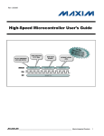 High-Speed Microcontroller User's Guide