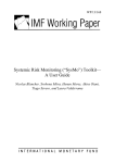 Systemic Risk Monitoring (ISysMo") Toolkit2 A User Guide