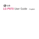 LG-P970 User Guide - English