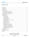 MyProx User Guide Table of Contents - MEYER Industrie