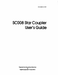 SC008 Star Coupler User's Guide