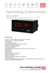 Operating Instructions - ACS-Control