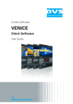 VENICE Client Software User Guide (Version 3.0)