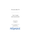 Pervasive.SQL V8 User's Guide