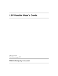 LSF Parallel User's Guide