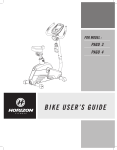 BIKE USER'S GUIDE