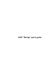 LEAF "Bering" user's guide - Uni